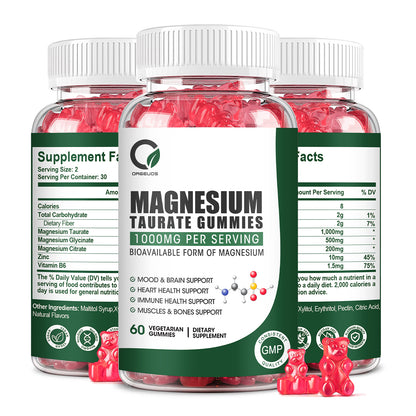 2 Packs Magnesium Taurate Gummies