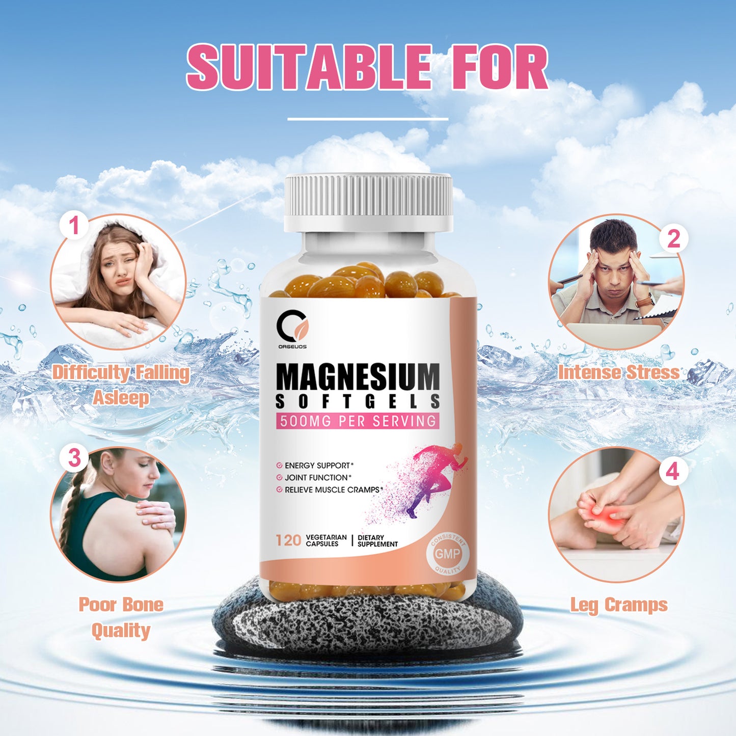 Magnesium Glycinate 500mg Capsules