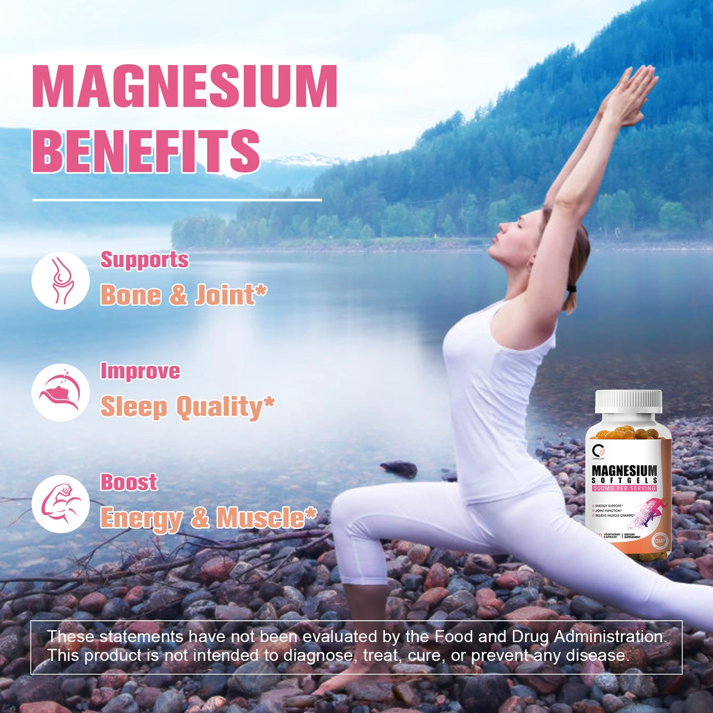 Magnesium Glycinate 500mg Capsules