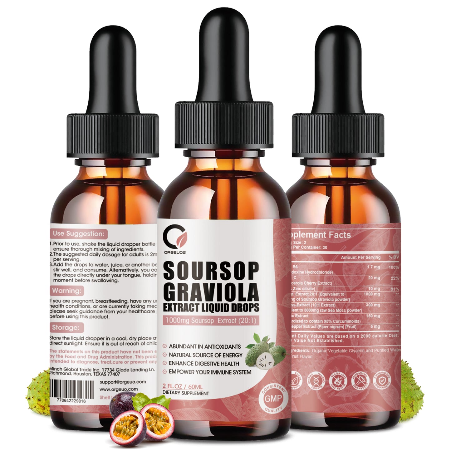 Soursop Graviola Liquid Drops