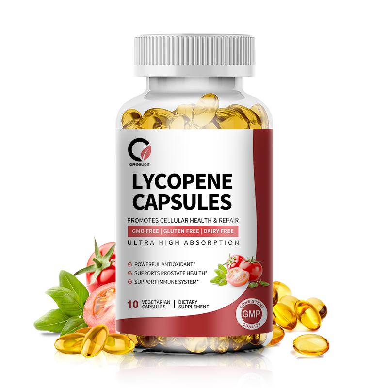 Orgeuos Lycopene 10mg Capsule Supports Prostate Health and Cardiovascular Health