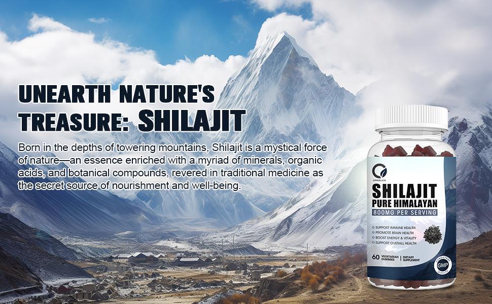 Pure Himalayan Organic Shilajit Gummies