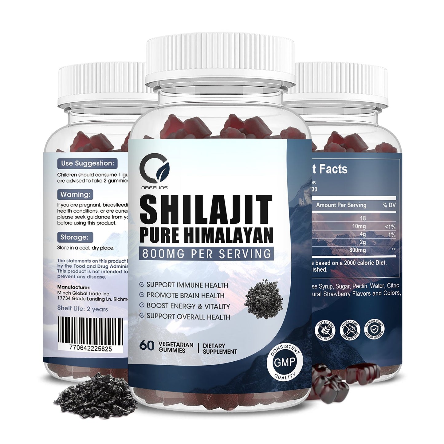 Pure Himalayan Organic Shilajit Gummies