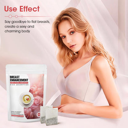 O Orgeuos Breast Enlargement Tea Size Up Bust Growth Boobs Shaping Sexy Body Bust Fast Growth Firming Chest Care for Women