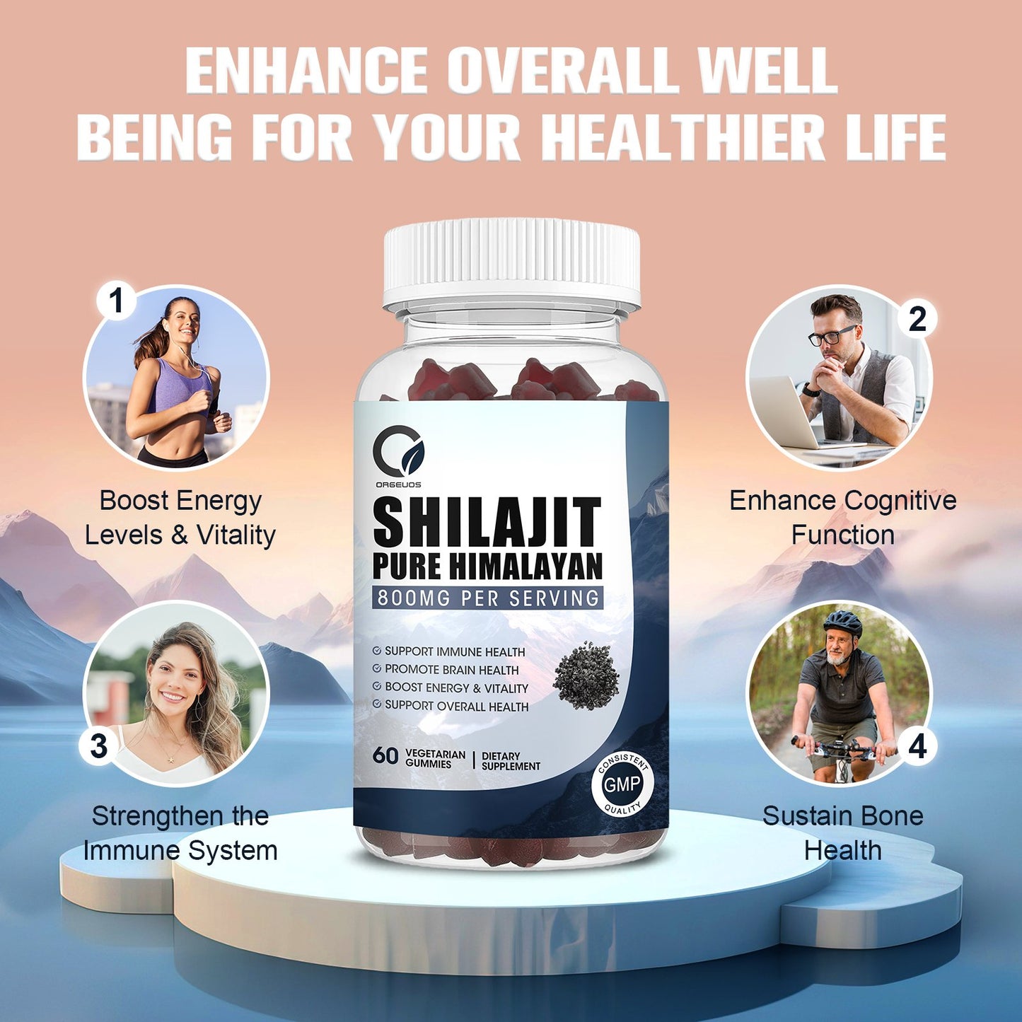 Pure Himalayan Organic Shilajit Gummies