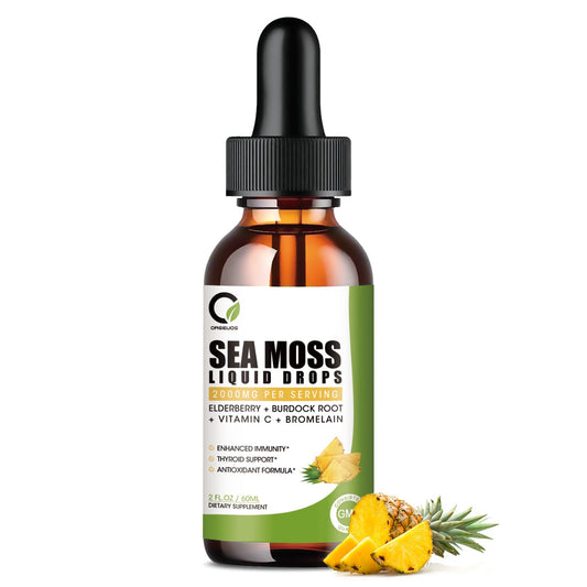 Sea Moss Liquid Drops-Pineapple Flavor