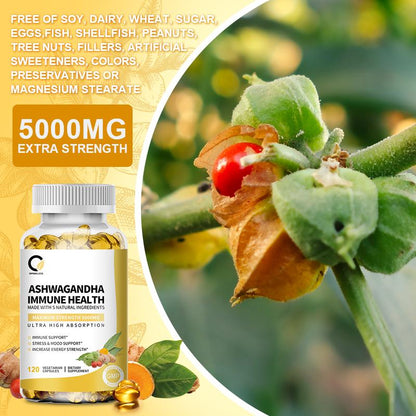 Orgeuos Ashwagandha immune Health Capsules