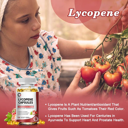 Orgeuos Lycopene 10mg Capsule Supports Prostate Health and Cardiovascular Health