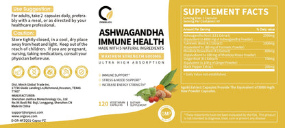 Orgeuos Ashwagandha immune Health Capsules