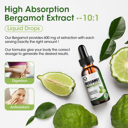 Orgeuos Citrus Bergamot 600MG Liquid Drops Dietary Supplement