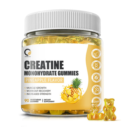 Monohydrate Gummies Pineapple Flavor